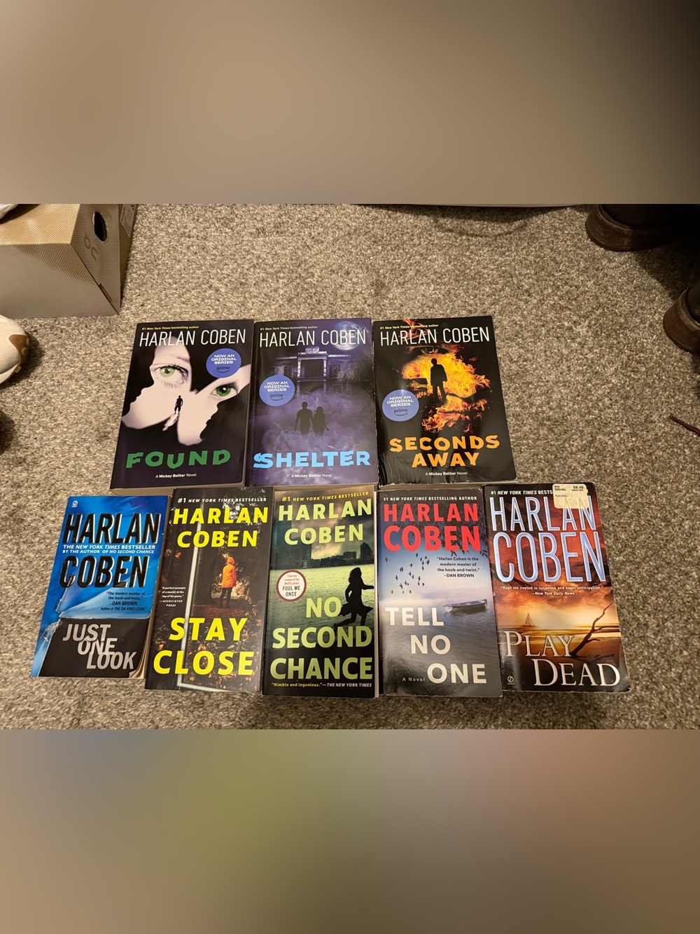 8 Book Lot Harlan Coban books